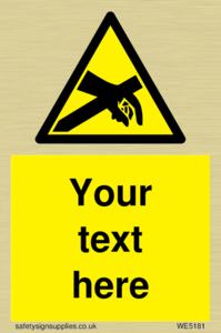 Custom Anti-Static Warning Sign