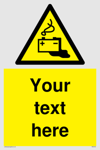 Custom Battery Charging Sign