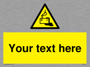 Custom Battery Charging Sign