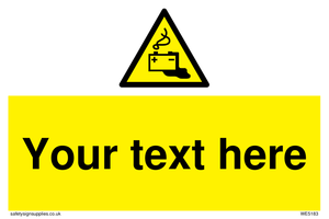 Custom Battery Charging Sign
