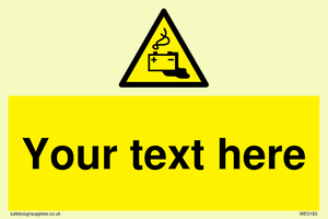 Custom Battery Charging Sign