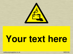 Custom Battery Charging Sign