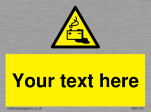 Custom Battery Charging Sign