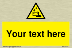 Custom Battery Charging Sign