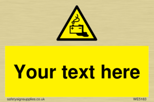 Custom Battery Charging Sign