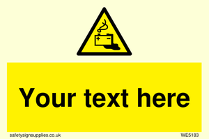 Custom Battery Charging Sign