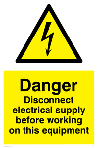 Disconnect before working