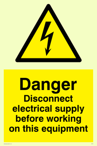 Disconnect before working