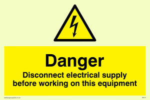 Disconnect before working