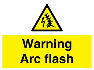 Warning Arc flash