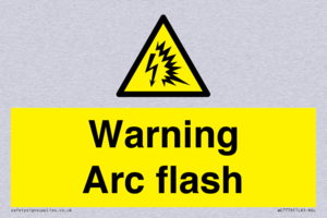 Warning Arc flash