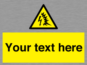 Custom warning Arc flash