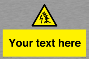 Custom warning Arc flash