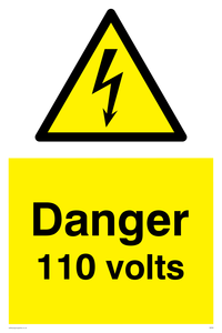 danger 110 volts