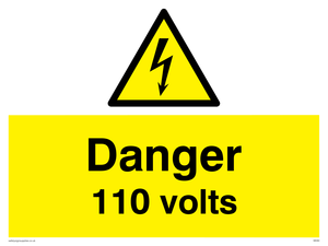 danger 110 volts