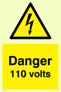 danger 110 volts