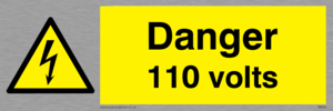 danger 110 volts