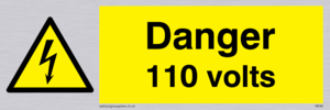 danger 110 volts