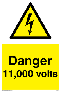 Danger 11000 volts