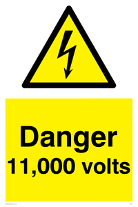 Danger 11000 volts