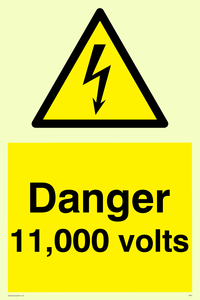 Danger 11000 volts