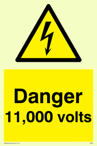 Danger 11000 volts