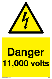 Danger 11000 volts