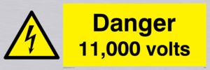 Danger 11000 volts