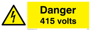 danger 415 volts