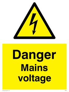 danger mains voltage