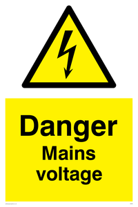 danger mains voltage