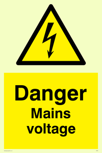 danger mains voltage