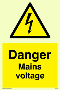 danger mains voltage