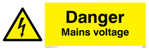 danger mains voltage
