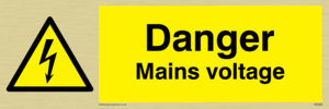 danger mains voltage