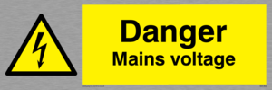 danger mains voltage