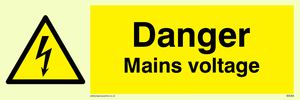 danger mains voltage