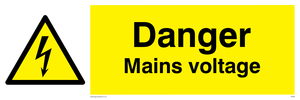 danger mains voltage