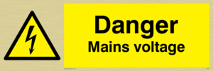 danger mains voltage