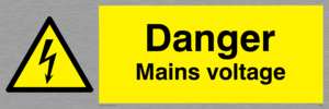danger mains voltage