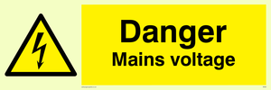 danger mains voltage