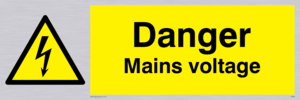 danger mains voltage