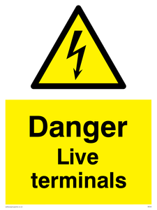 danger live terminals