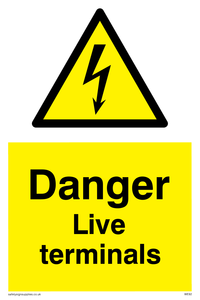danger live terminals