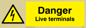 danger live terminals