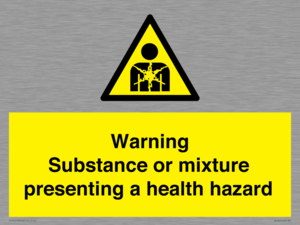 Warning Substance or mixture presenting a health hazard