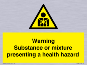 Warning Substance or mixture presenting a health hazard