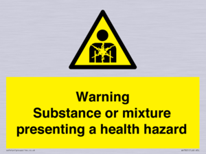 Warning Substance or mixture presenting a health hazard