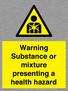 Warning Substance or mixture presenting a health hazard