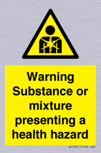 Warning Substance or mixture presenting a health hazard